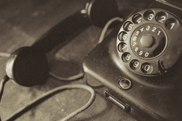 Telephone, old, dark, memories, waiting,